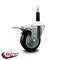 Service Caster 3.5'' Black Poly Swivel 7/8'' Expanding Stem Caster Total Lock Brake SCC-EXTTL20S3514-PPUB-BLK-78 - alternate 3